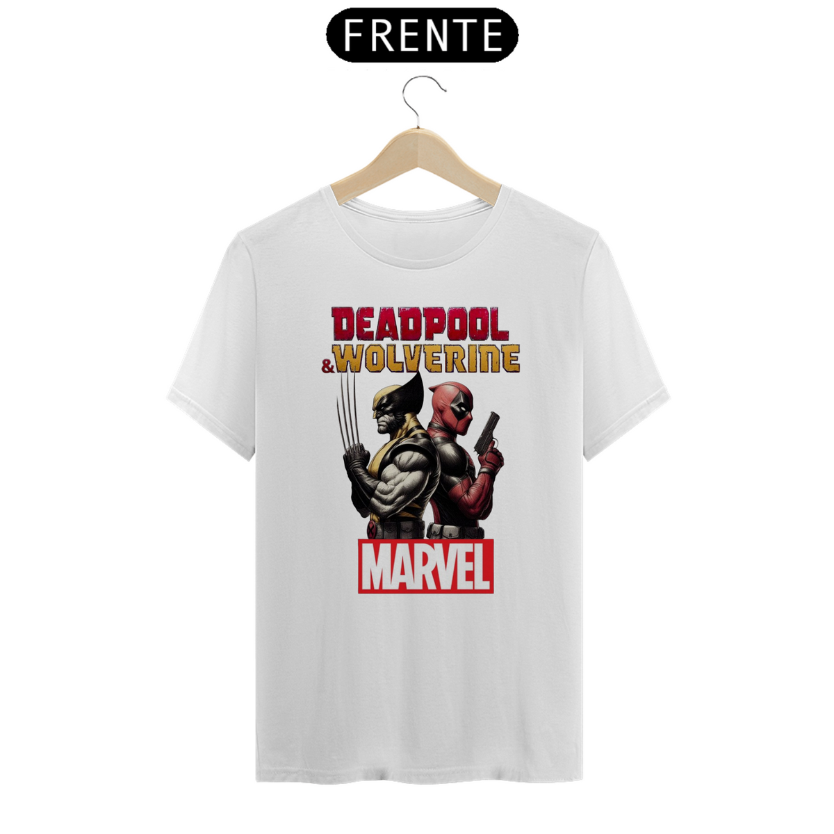 Nome do produto: Camiseta Deadpool and Wolverine Poses