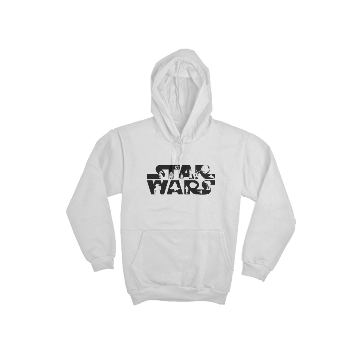 Nome do produto: Moletom Básico BRANCO Star Wars