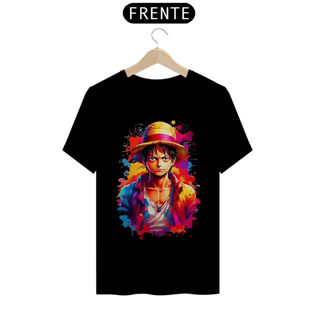 Nome do produto: Camiseta One Piece Luffy Color