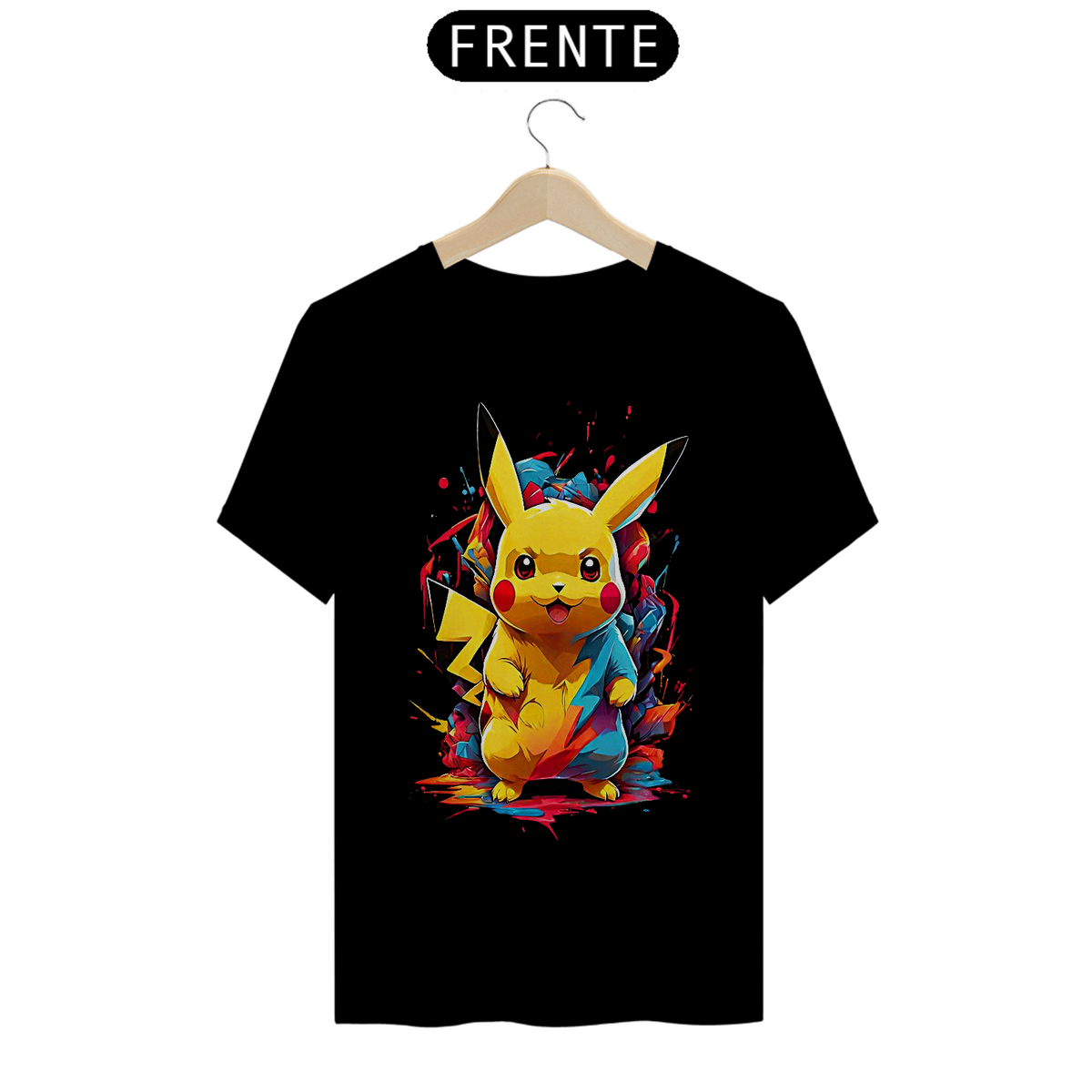 Nome do produto: Camiseta Pikachu Colors