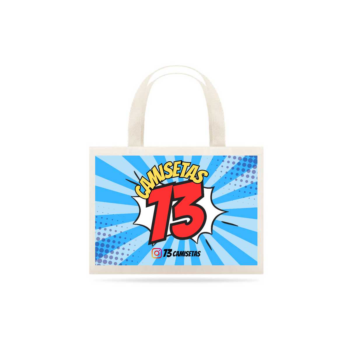 Nome do produto: Logo 73 Camisetas Ecobag Azul