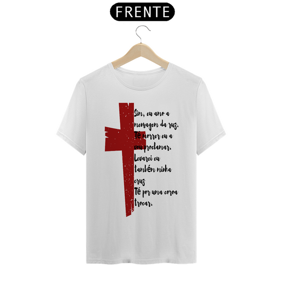 T-Shirt Classic Cristã Mensagem da cruz