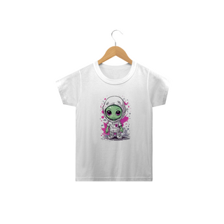Alien cute cartoon - camiseta Kids