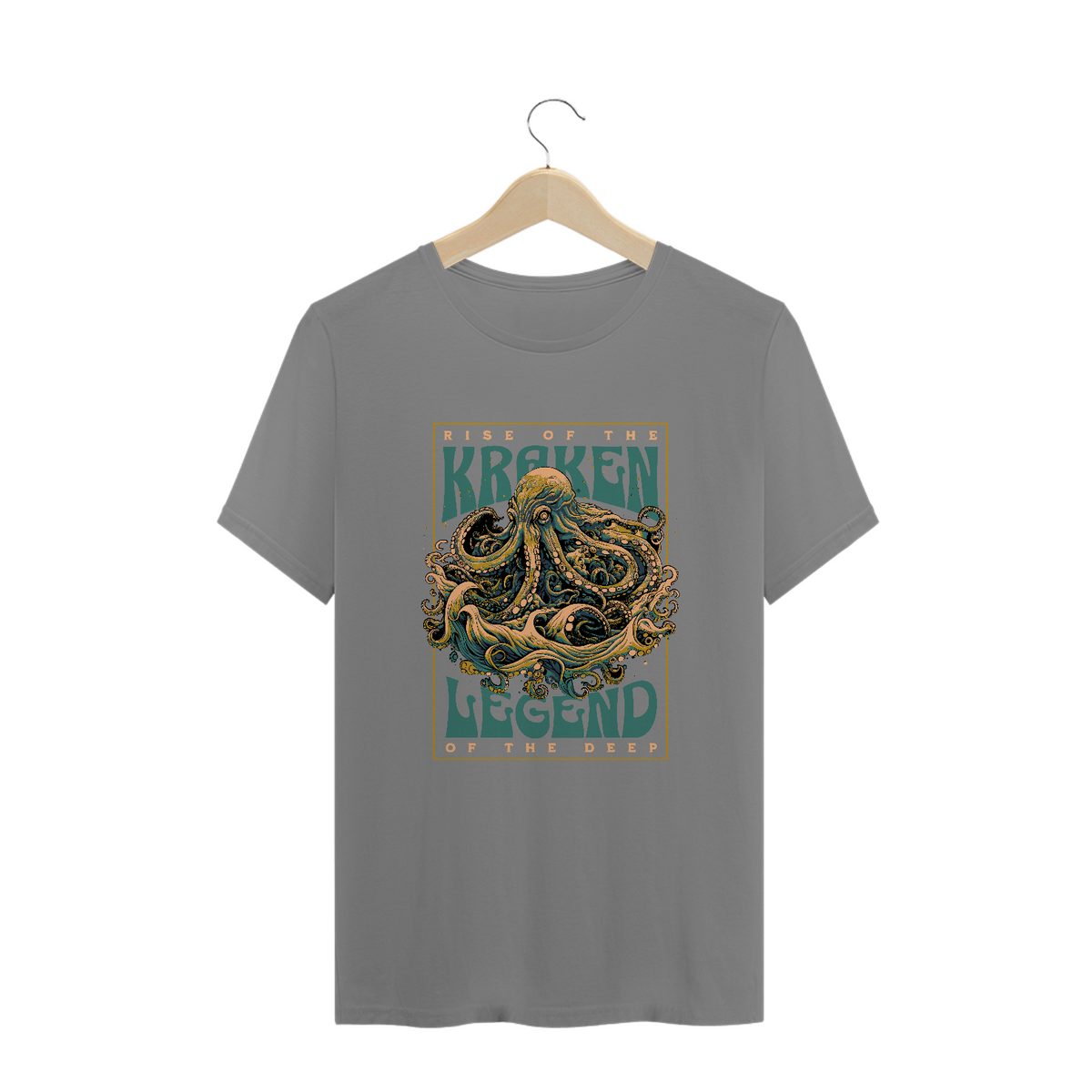 Nome do produto: Camiseta Plus Size Kraken
