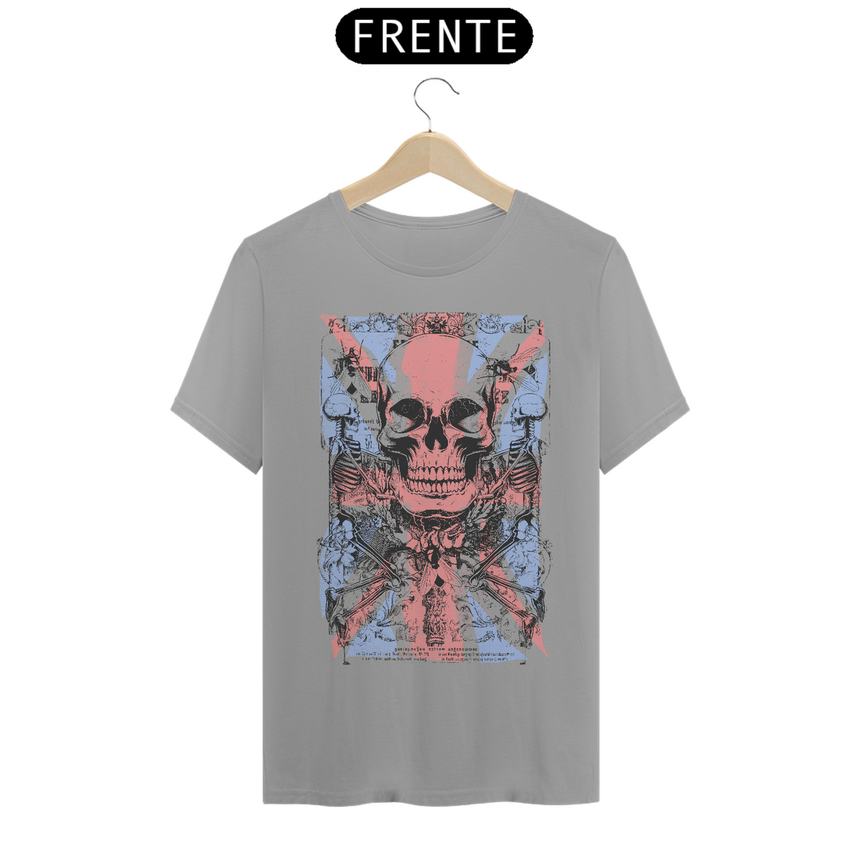 Nome do produto: Camiseta Skull Flag