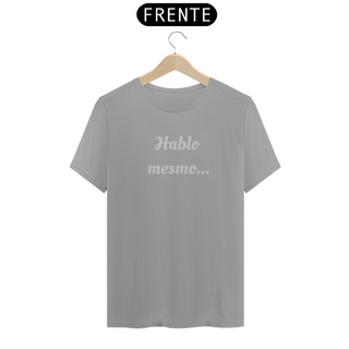 Nome do produtoCamiseta  - QColor-Hablo - Coleção Frases