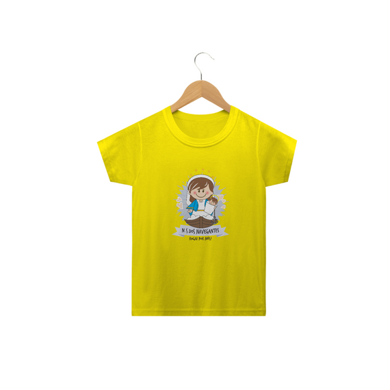 Camiseta Infantil Coleção Santinhos N.S. dos Navegantes