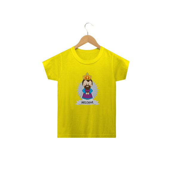 Camiseta Infantil Coleção Santinhos Rei Mago Melchior