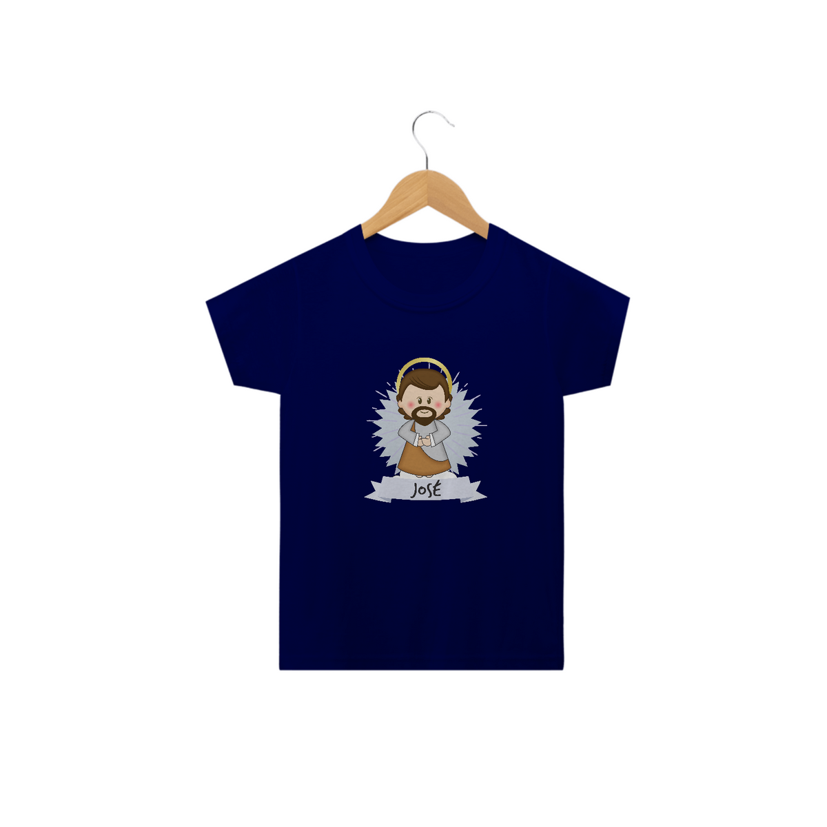 Nome do produto: Camiseta Infantil Coleção Santinhos José