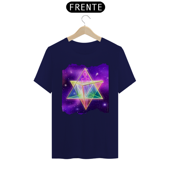 Camiseta Coleção Holística Cubo de Metatron