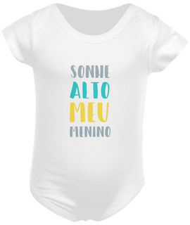 Nome do produtoBody Sonhe alto meu menino