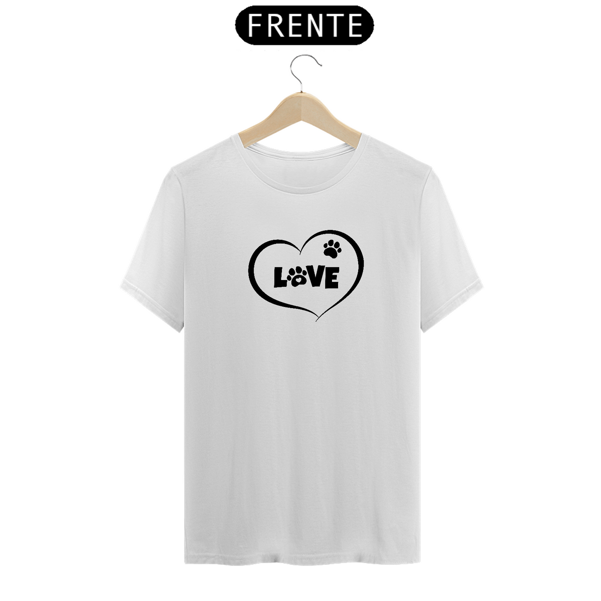 Nome do produto: Camiseta Q Love Pet