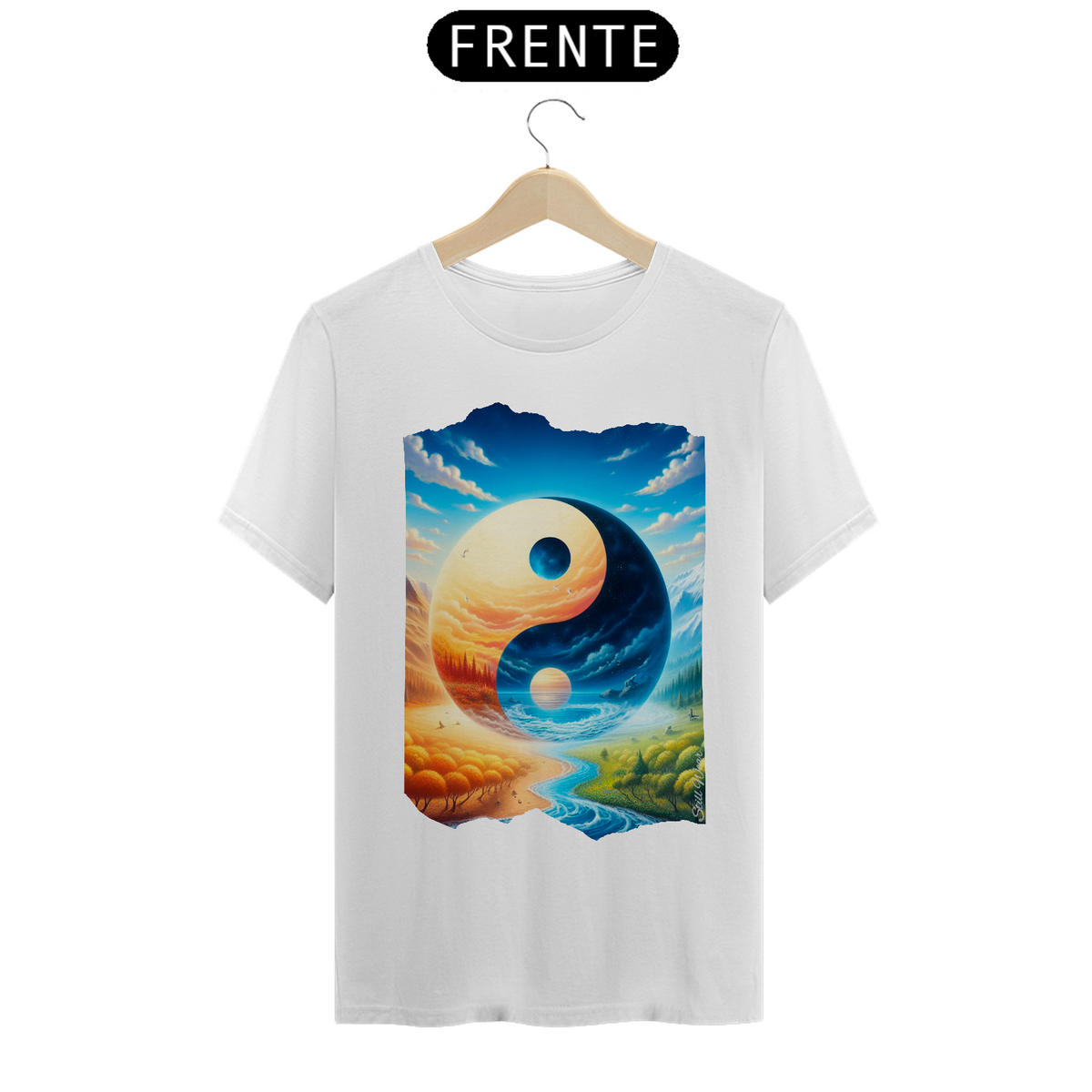 Nome do produto: Camiseta Yin Yang