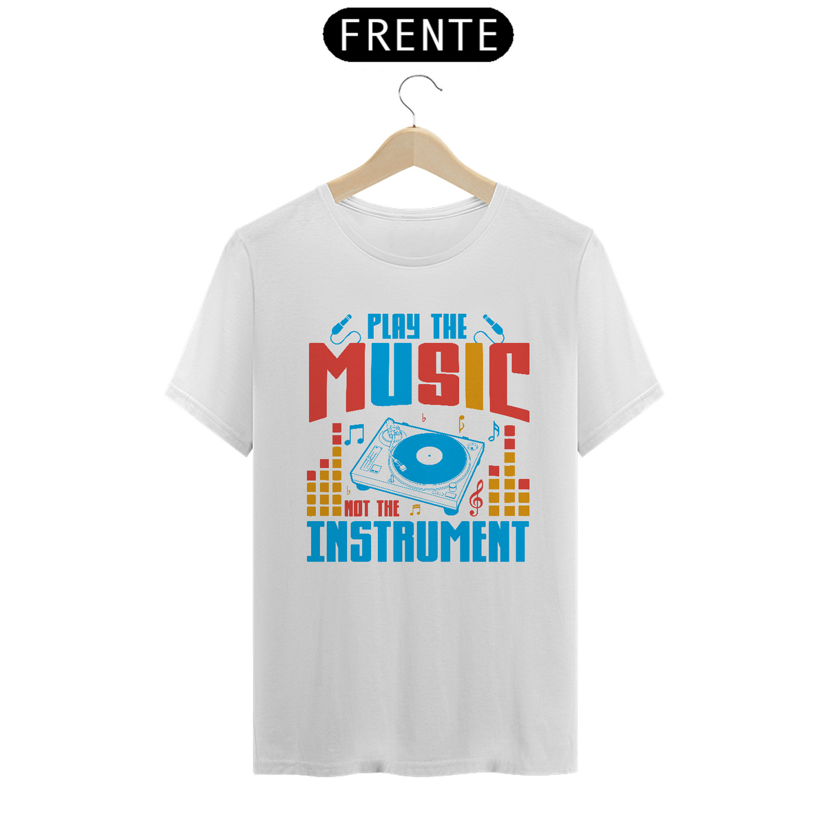 Nome do produto: Camiseta Coleção Musical Play the Music