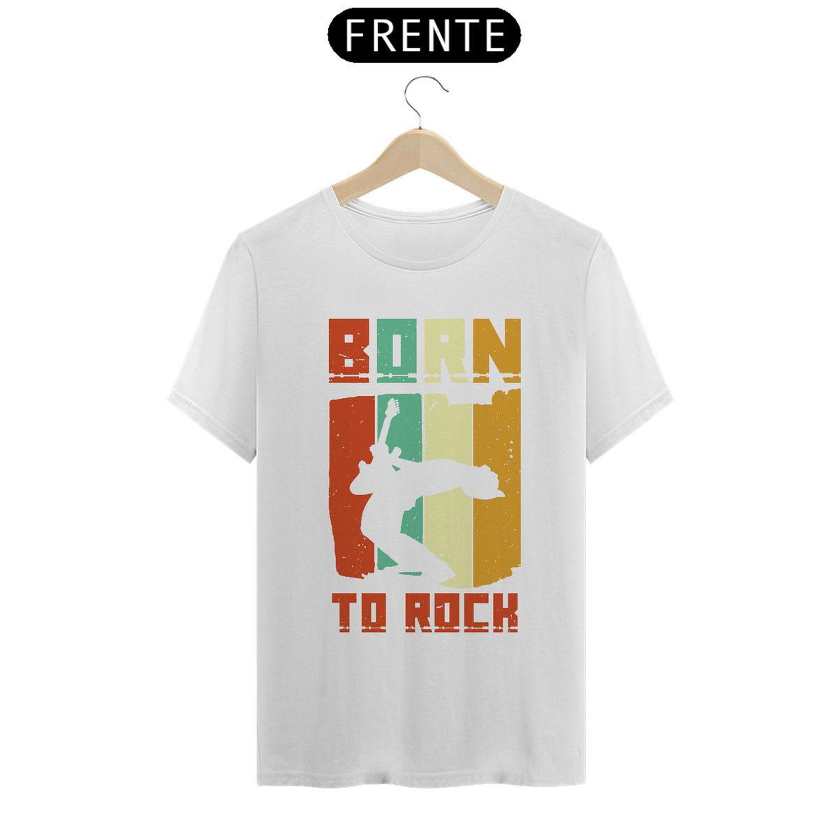 Nome do produto: Camiseta Coleção Musical Born to Rock