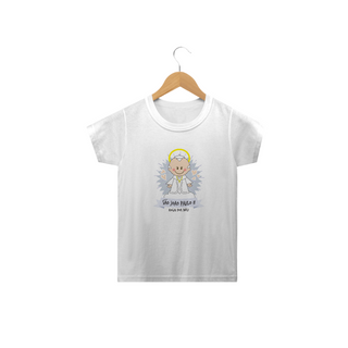 Nome do produtoCamiseta Infantil Coleção Santinhos São João Paulo II