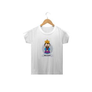 Nome do produtoCamiseta Infantil Coleção Santinhos Rei Mago Melchior