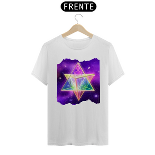 Nome do produtoCamiseta Coleção Holística Cubo de Metatron