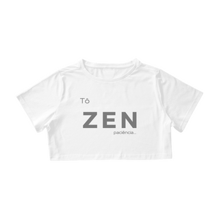 Nome do produtoCropped Zen paciência