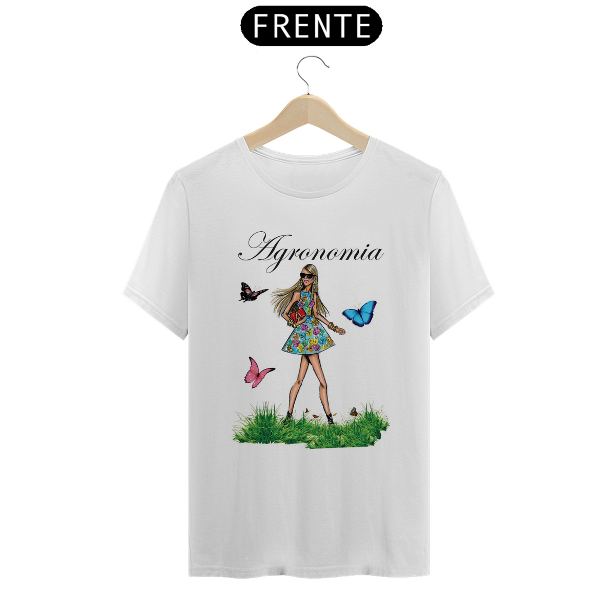 Nome do produto: Camiseta Fem Profissões Agrônoma 