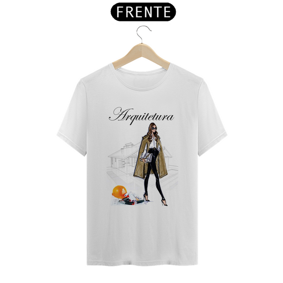 Camiseta Fem Profissões Arquitetura