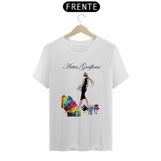 Camiseta Fem Profissões Artes Gráficas