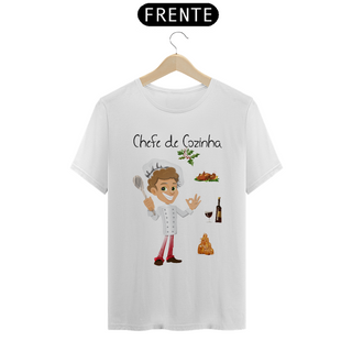 Nome do produtoCamiseta Masc Profissões Chefe de Cozinha