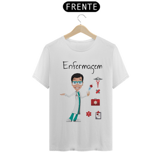 Camiseta Masc Profissões Enfermagem