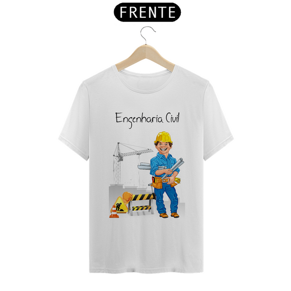 Camiseta Masc Profissões Engenharia Civil