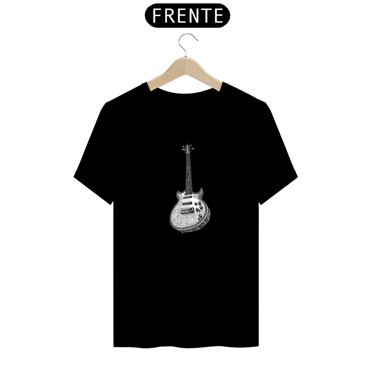 Nome do produto: Camiseta Premium Unissex Col. Lápis Guitar