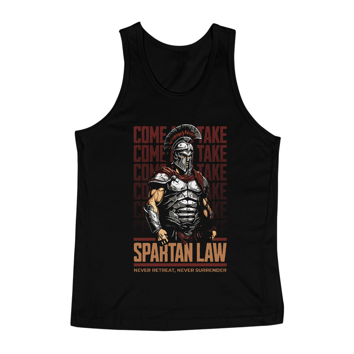 Nome do produto: Regata Masculina Premium Spartan Law