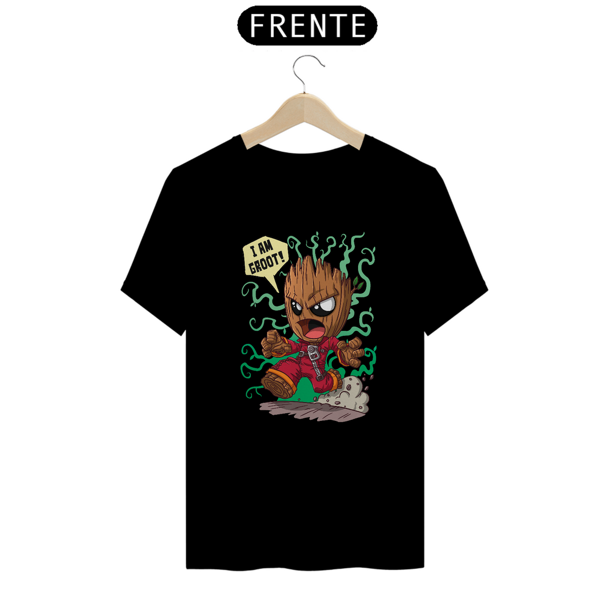 Nome do produto: Camiseta eu sou Groot