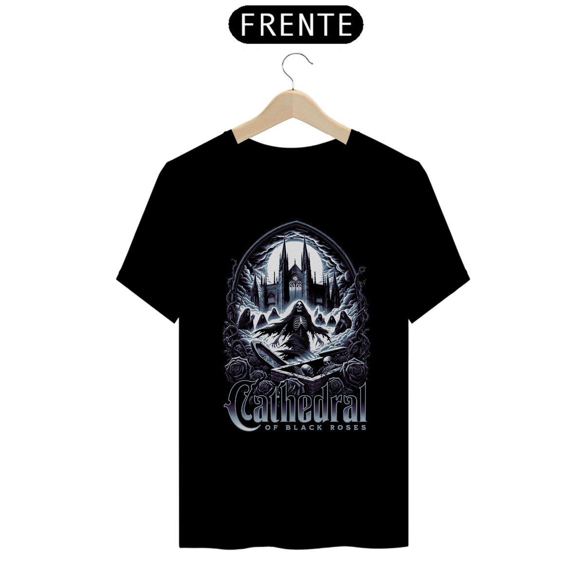 Nome do produto: Camiseta Cathedral of Black Roses