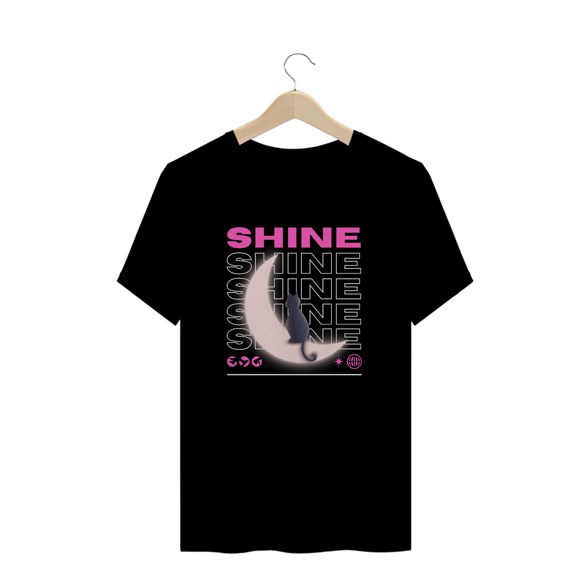 Nome do produto: Camiseta Plus Size Shine