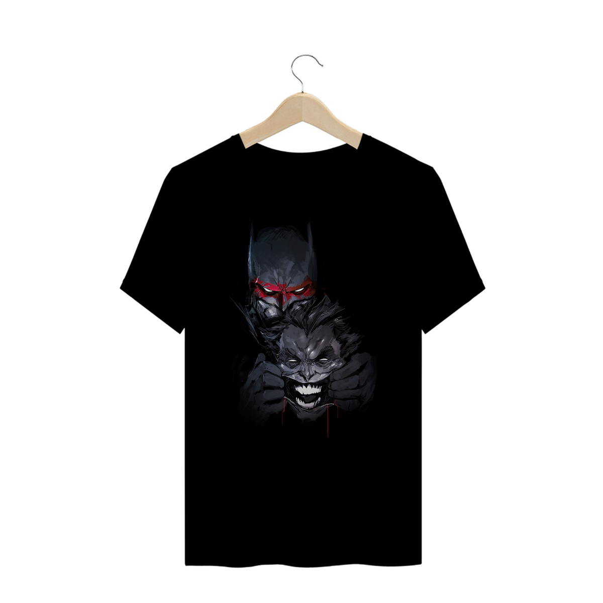 Nome do produto: Camiseta Plus Size Joker and Batman