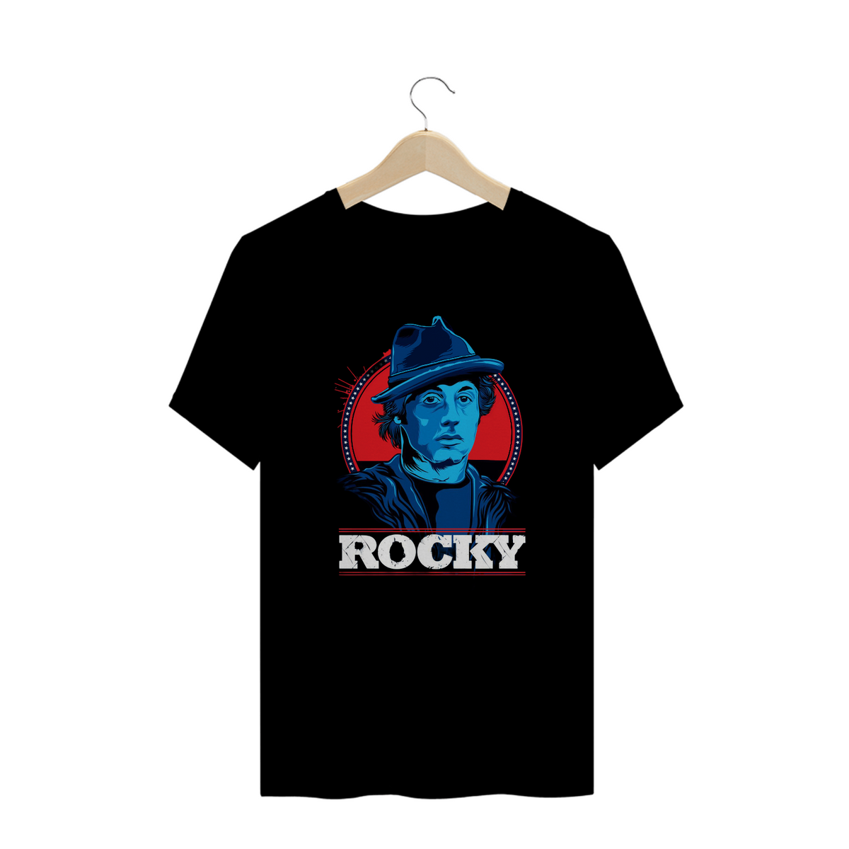 Nome do produto: Camiseta Plus Size Rocky