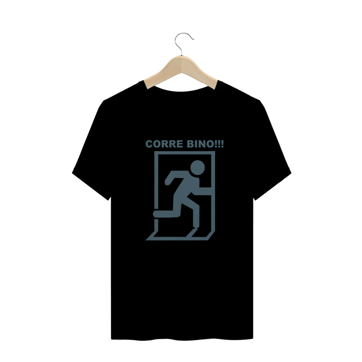 Nome do produto: Camiseta Plus Size Corre Bino