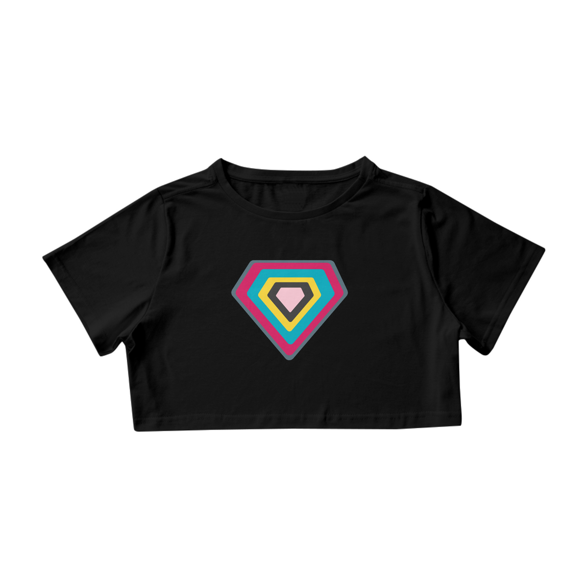 Nome do produto: Cropped Multicolor Diamond