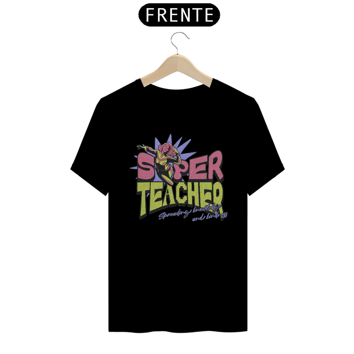 Nome do produto: Camiseta Profissões Super Teacher