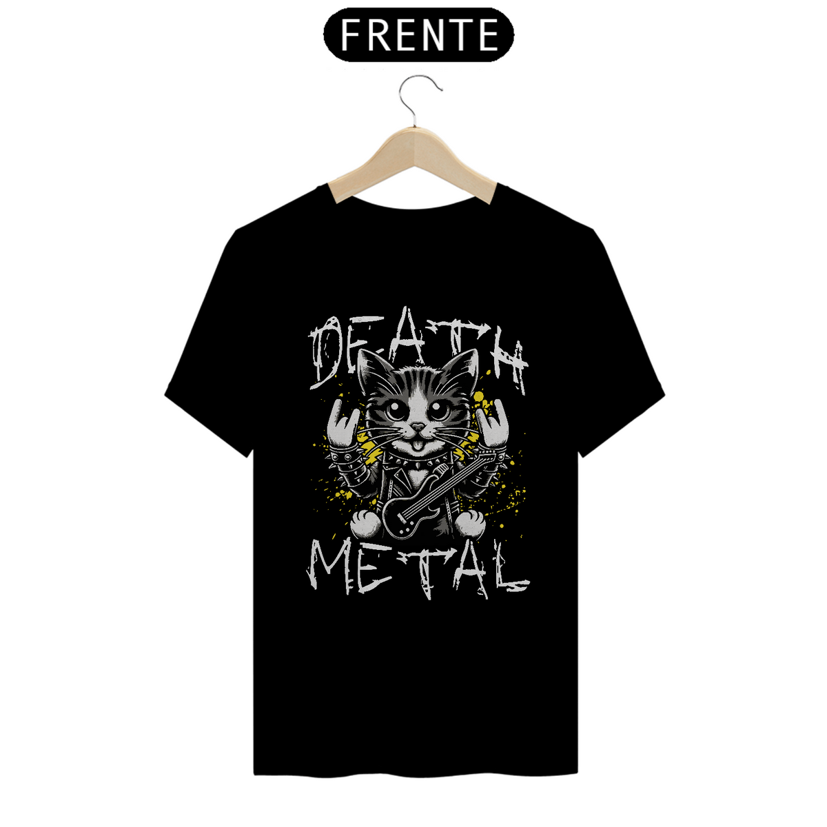 Nome do produto: Camiseta Col. Musical Death Metal Cat