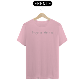 Nome do produtoCamiseta Minimal Profissões Design de Interiores