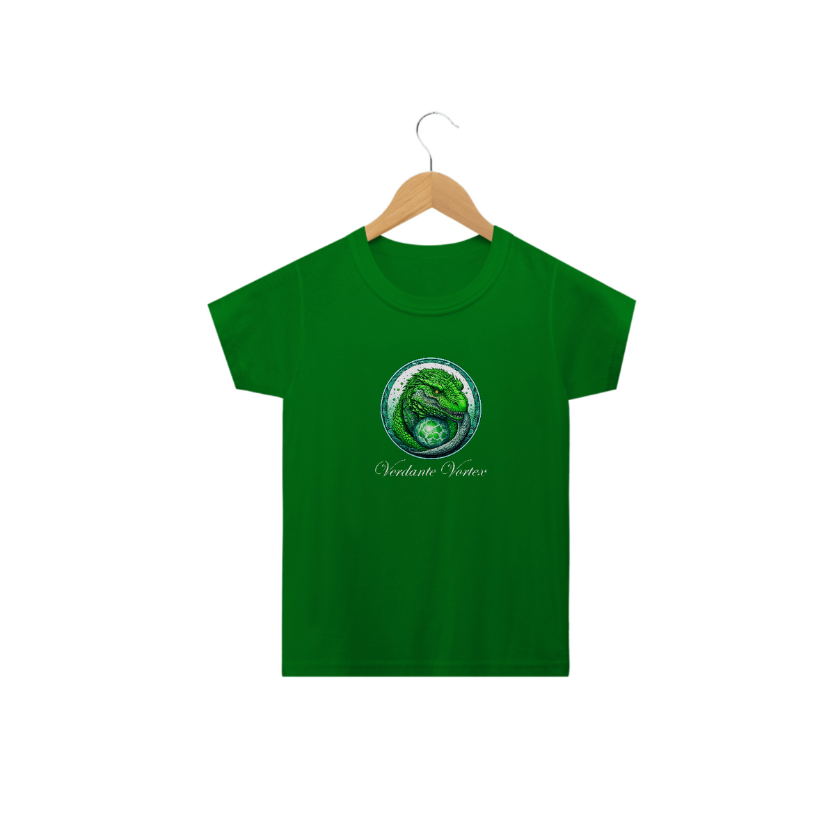Nome do produto: Camiseta Infantil - Coleção Still Dragon - Verdante Vortex