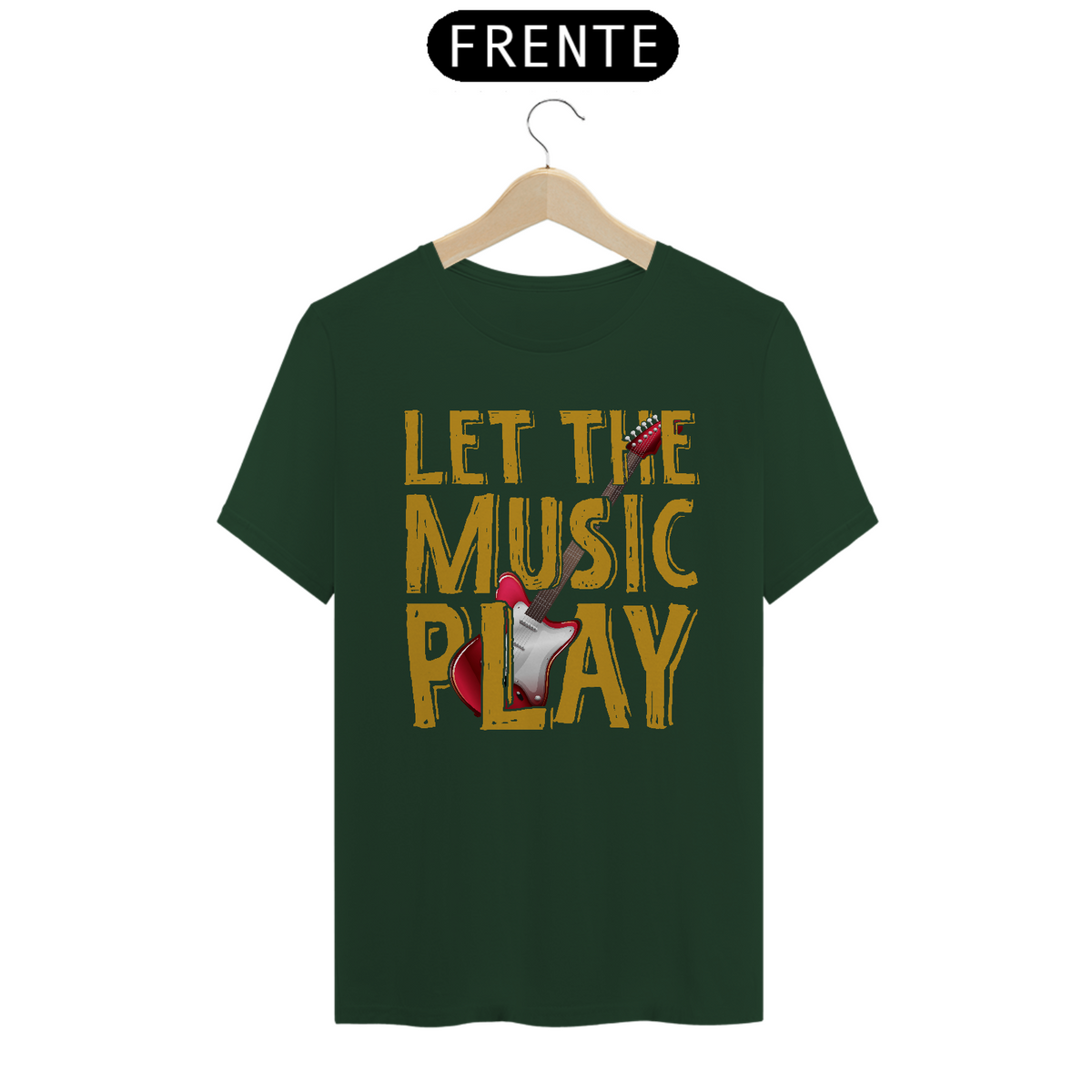 Nome do produto: Camiseta Coleção Musical Let The Music Play
