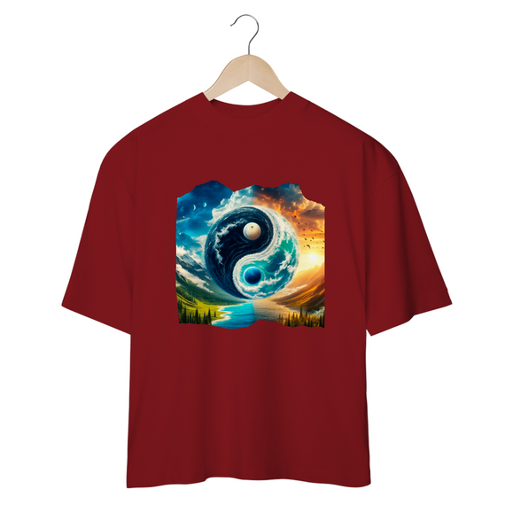 Camiseta Oversized Yin Yang 3