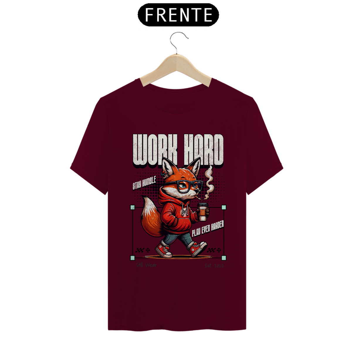 Nome do produto: Camiseta Work Hard