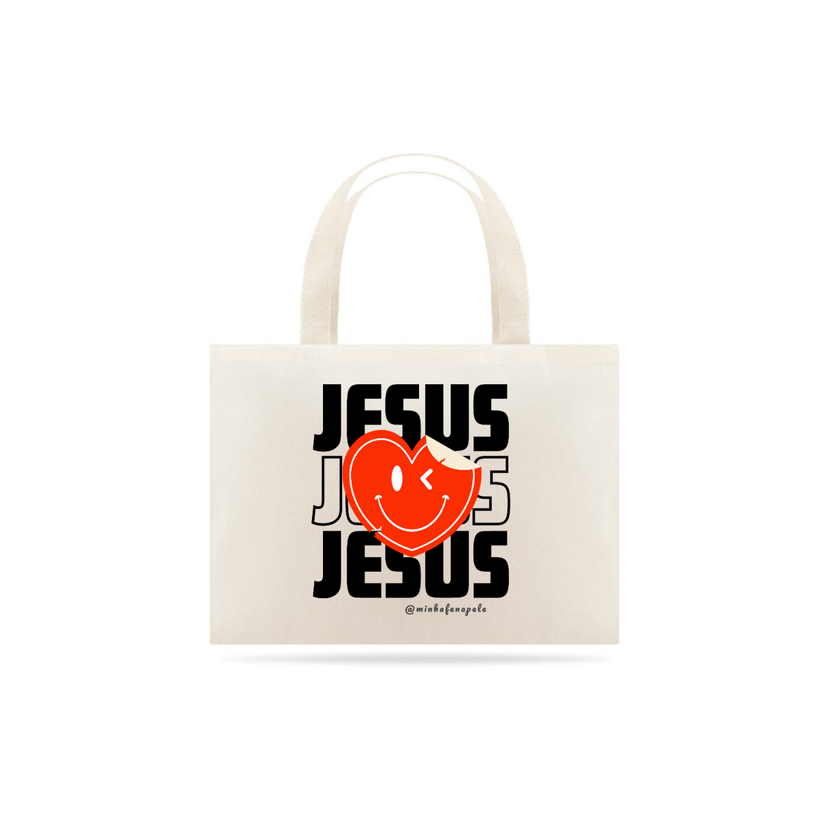 Nome do produto: Eco Bag Coração de Jesus