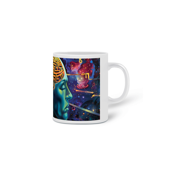 Mente em labirinto - Caneca