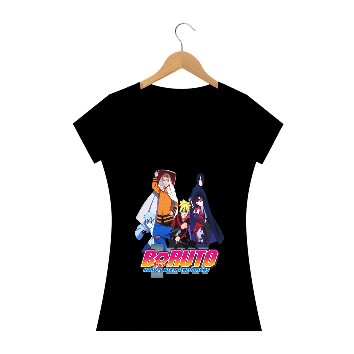 Nome do produto: Camiseta Feminina Boruto