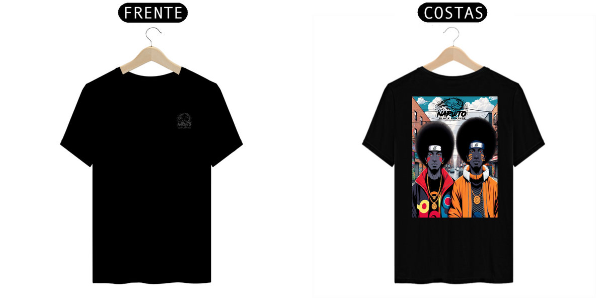 Nome do produto: Camiseta Naruto Black Panther