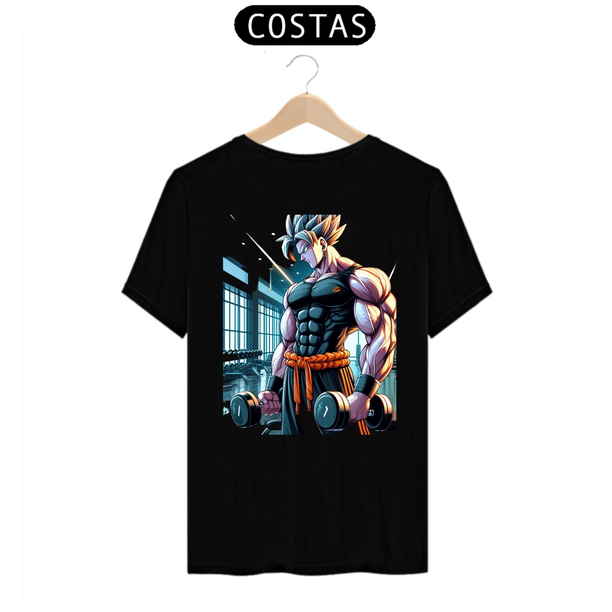 Nome do produto: camiseta Goku Gym Nerd